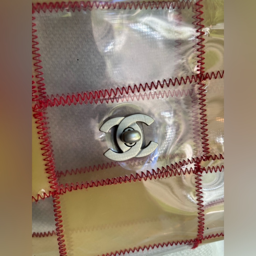 Authentic Chanel Matelasse Patchwork Flap Bag Pvc… - image 4